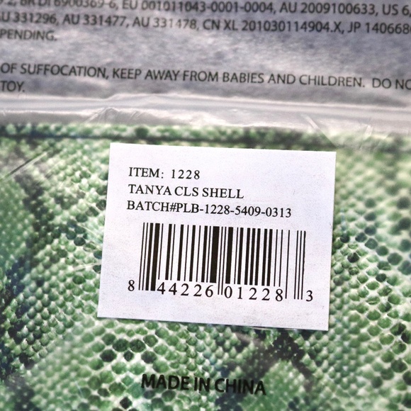 NEW Miche Classic Tanya CSL (Shell ONLY) Green Faux Snakeskin Purse Bag - Picture 3 of 5